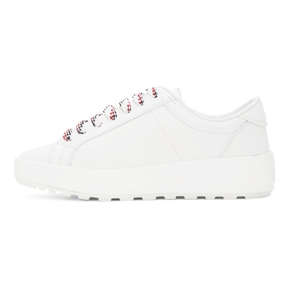 New Rare Moncler white Promyx sneakers 40 made in Italy.  Sold out everywhere. - Picture 6 of 14